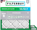 Filterbuy 12x12x1 Air Filter MERV 8 Essential Dust & Allergy Defense, by Filterbuy