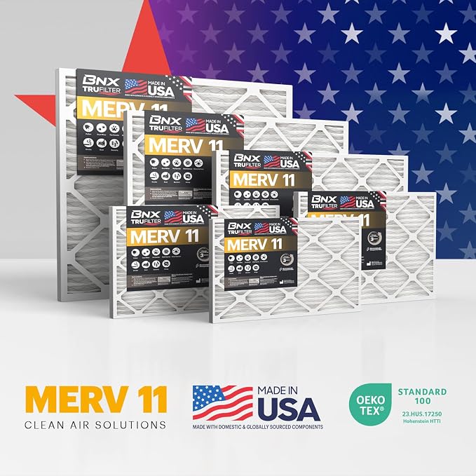 BNX TruFilter 20x23x1 Air Filter MERV 11- MADE IN USA - Image 9