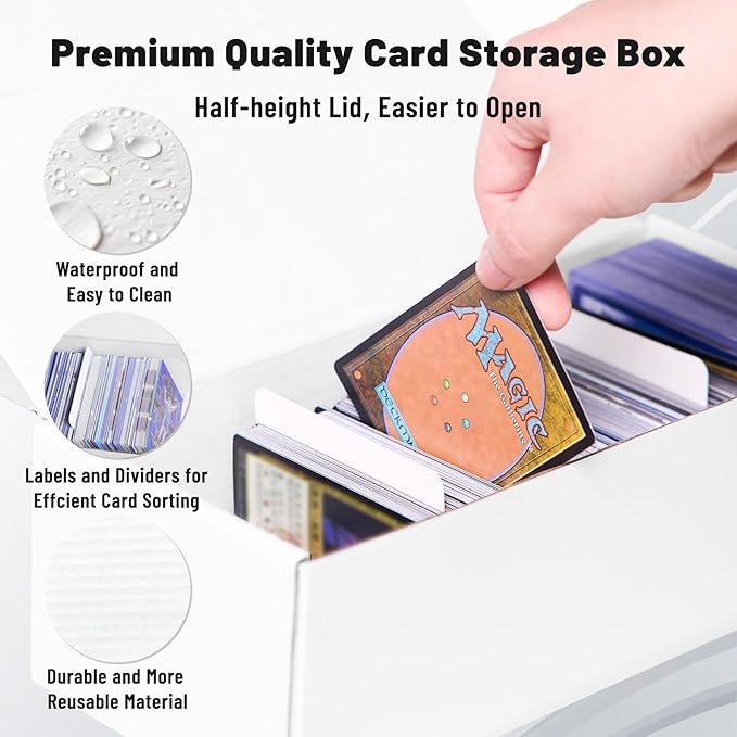 NUMINA 4 Pack 600 Card Storage Box Organizer - Image 3
