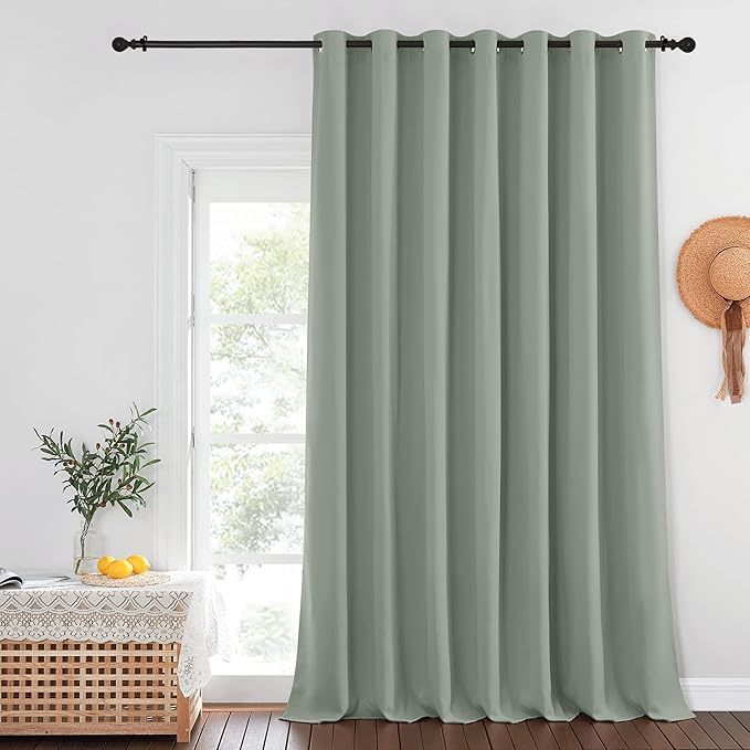 NICETOWN Sage Green Blackout Curtains by NICETOWN