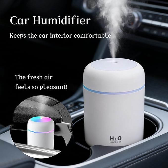 300ml USB Cool Mist Small Humidifier - Image 4