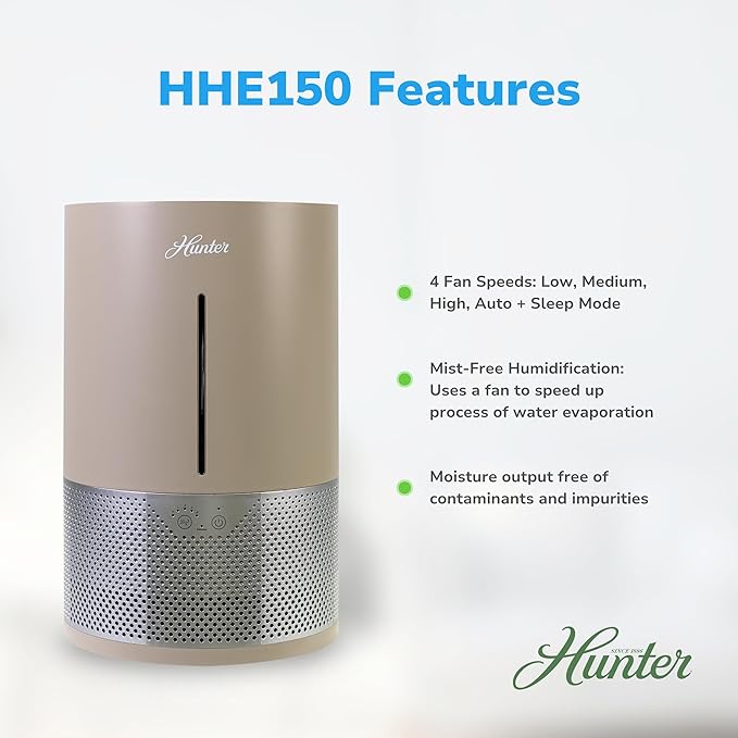 HHE150 Hunter Aspire 4.8L Evaporative Humidifier - Image 3