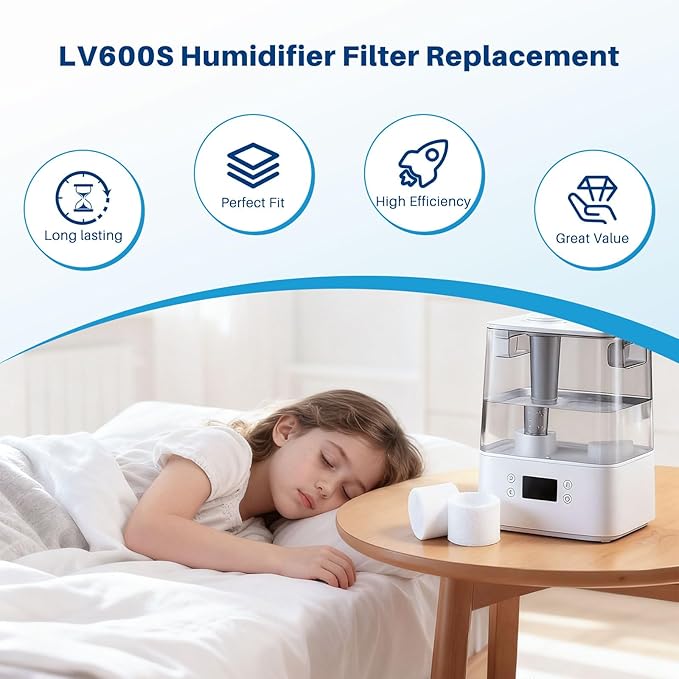 30 Pack Top Fill Humidifier Filter Replacement - Image 7