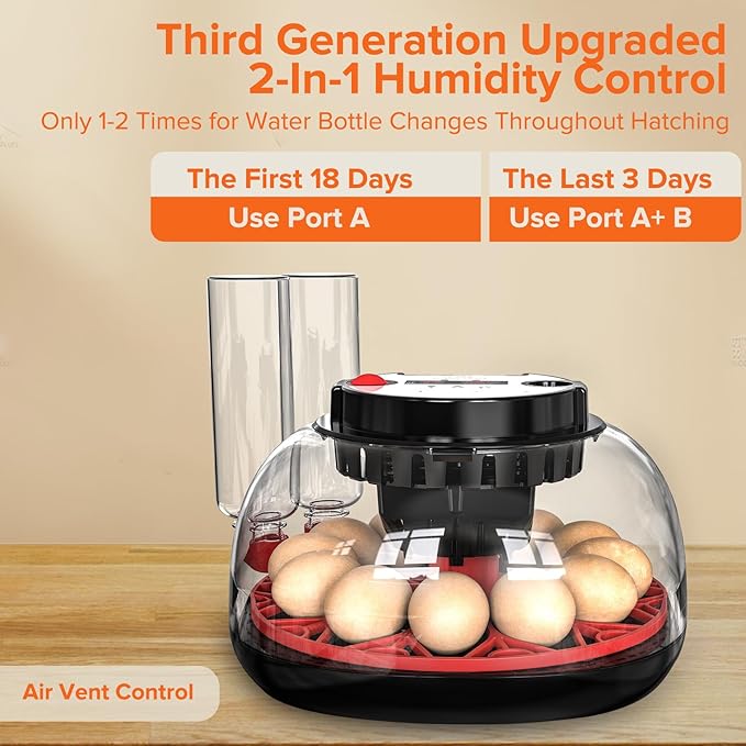 Incubator with Automatic Egg Turning and Humidity Control, Incubators - Image 3