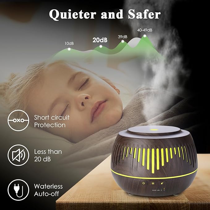 Humidifiers for Bedroom Large Room Home Whole House Baby Kids Plants, Cute - Image 5