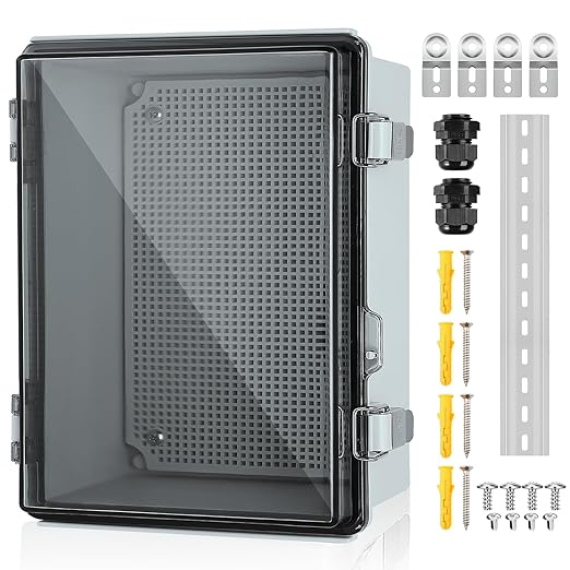 Waterproof Electrical Junction Box, IP67 ABS Plastic Junction Box Enclosure by TOTUFY