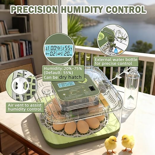 XOTTI Incubator for Hatching Egg, 12 Egg Incubators - Image 3
