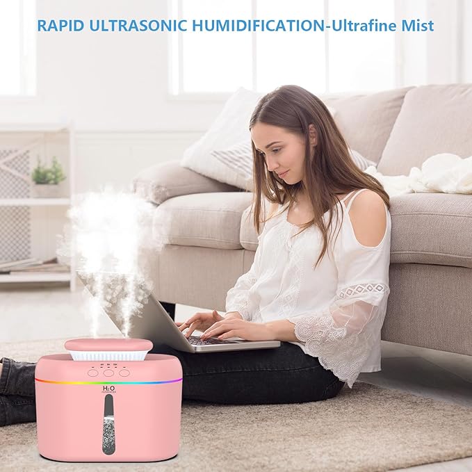2L humidifiers for bedroom Room Home Ultra-Quiet 28 dB Quiet Supersized Cool - Image 2