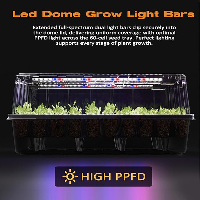 60-Cell Self-Watering Seed Starter Tray - Image 2