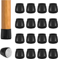 16pcs Round Chair Leg Floor Protectors, Felt Pads Chair Leg Protectors by BAIPOK