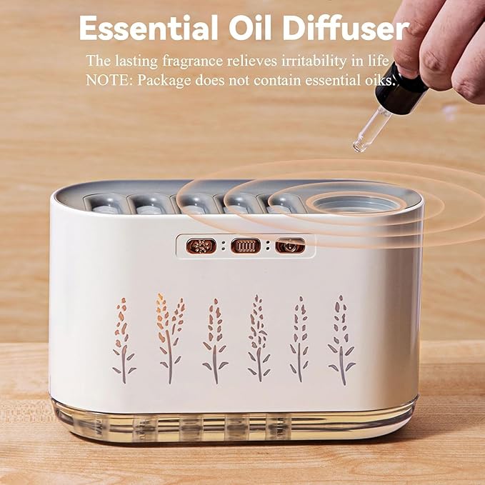 5 Nozzle Music Sync Humidifier Diffuser, RGB LED Light Show - Image 5