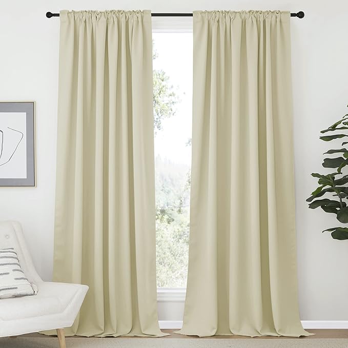 NICETOWN Extra Long and Wide Room Darkening Curtains - Image 2