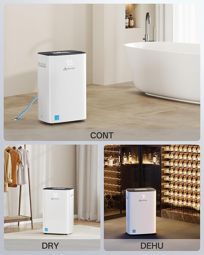 Dehumidifier for Basement, 52 Pints Dehumidifiers for Bedroom Bathroom Large - Image 5