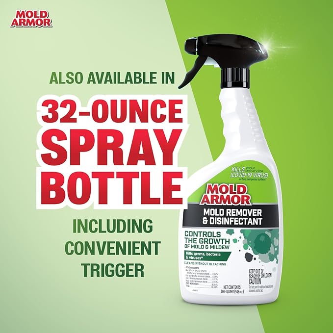 Mold Armor Mold Preventer, Disinfectant and Flood Cleanup, 1 gal., Control & - Image 10
