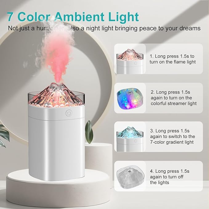 Small Humidifier, 400ml Small Humidifiers - Image 4