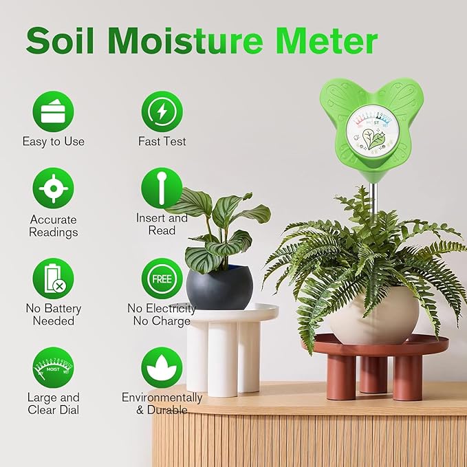 UNIWA Soil Moisture Meter, Plant Water Meter - Image 2