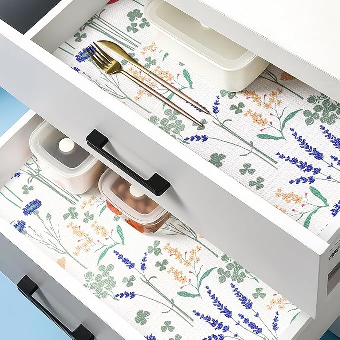 Drawer and Shelf Liner for Kitchen Cabinets Non Adhesive Cabinet Liner Strong - Image 2