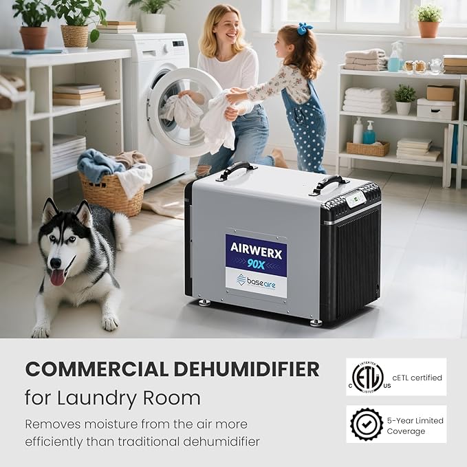 BaseAire 198 Pints Dehumidifier - Image 4