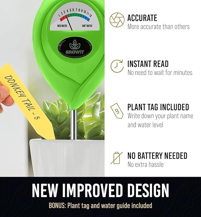 GROWIT Soil Moisture Meter for Plants - Image 2