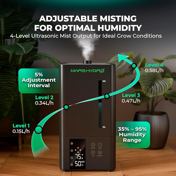 MARS HYDRO 2026 New Plant Humidifier 6L, - Image 5
