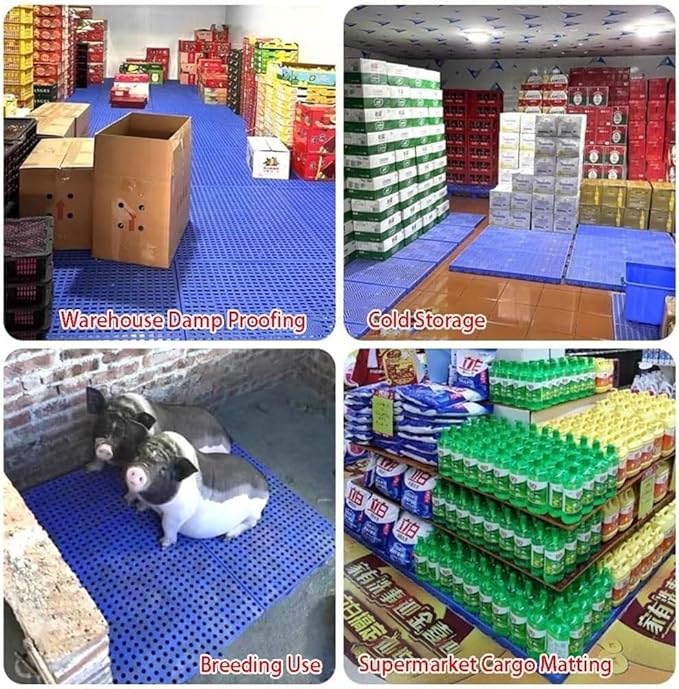 LNNW Plastic Pallet Warehouse Pallet Pet Moisture Barrier Cargo Storage Matting - Image 7