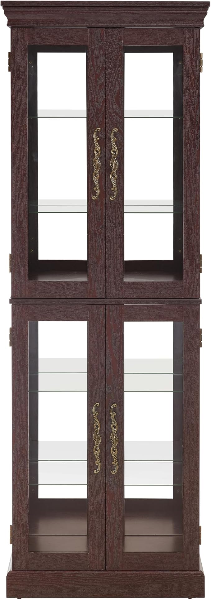 Lighted Glass Curio Cabinet - Image 5