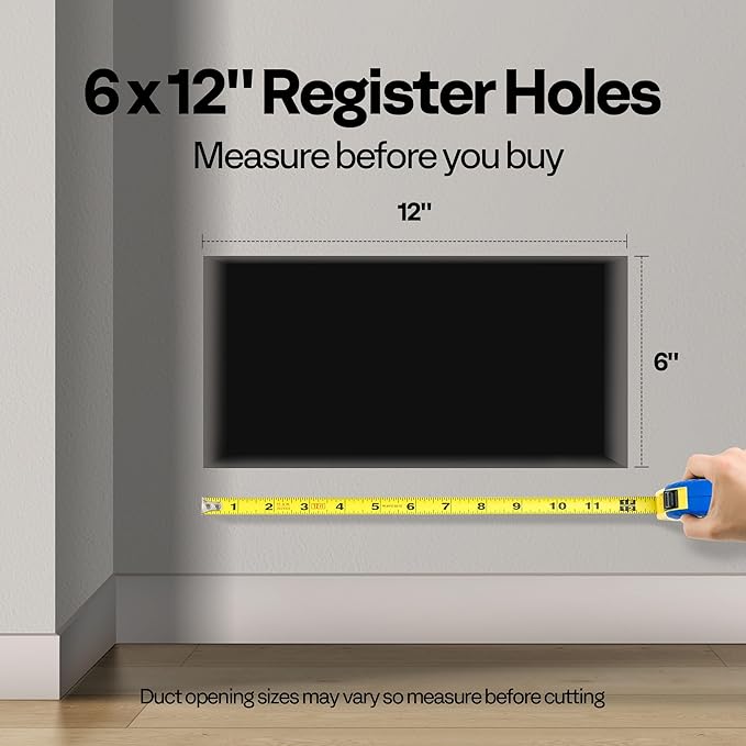 VIVOHOME 6"x12" Opening Smart Vent Register Booster Fan - Image 2