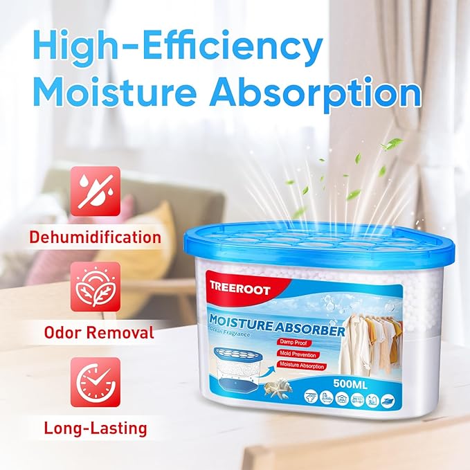 16 Pack Moisture Absorbers, 10.5 OZ Humidity Absorber Bucket, Moisture Absorbers - Image 3