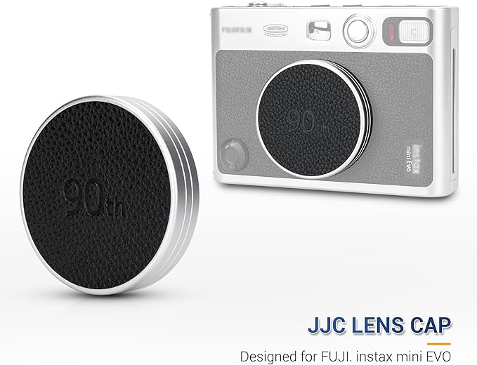 Retro Leather Lens Cap for Fujifilm Insta Mini EVO, Aluminum Anti-Dust - Image 9
