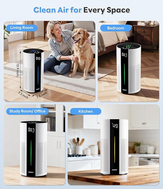 Air Purifiers for Home Large Room up to 1800 Ft², Air Purifiers for Bedroom - Image 8