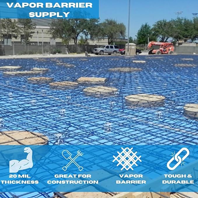 VBS - SEALCORE+ 20 Mil Gas/Radon Barrier - Thick Plastic Sheet - Image 2
