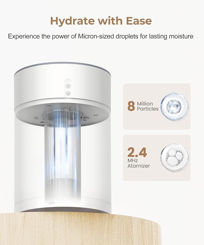 Abolee Humidifiers for Bedroom 4.5L Cool Mist - Image 2