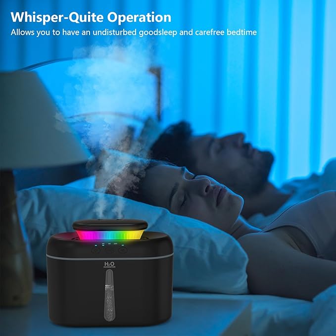 SZO Humidifiers for Bedroom, 2.5L Capacity, Auto Shut-Off, 16 dB Quiet - Image 5