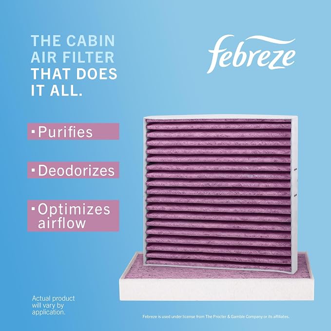 Febreze Odor Control Cabin Air Filter by PUREFLOW RZ19178 Fits 2016-2020 Kia - Image 4