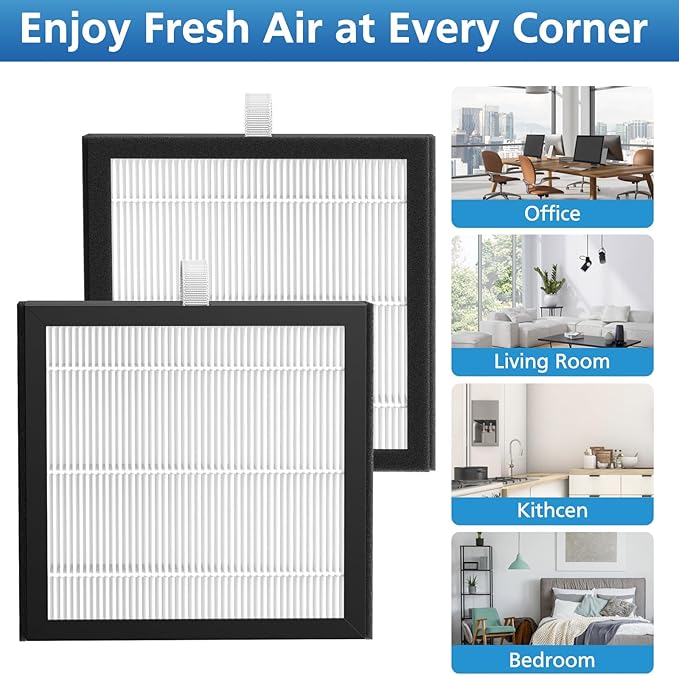 4 Pack DH02 H13 HEPA Replacement Filter Compatible - Image 7