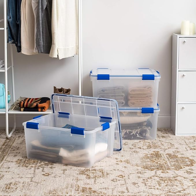 IRIS USA 60 Quart WEATHERPRO Plastic Storage Box - Image 4