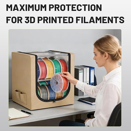 3D Filament Dry Storage Box, 2-Tier Metal Rack - Image 7