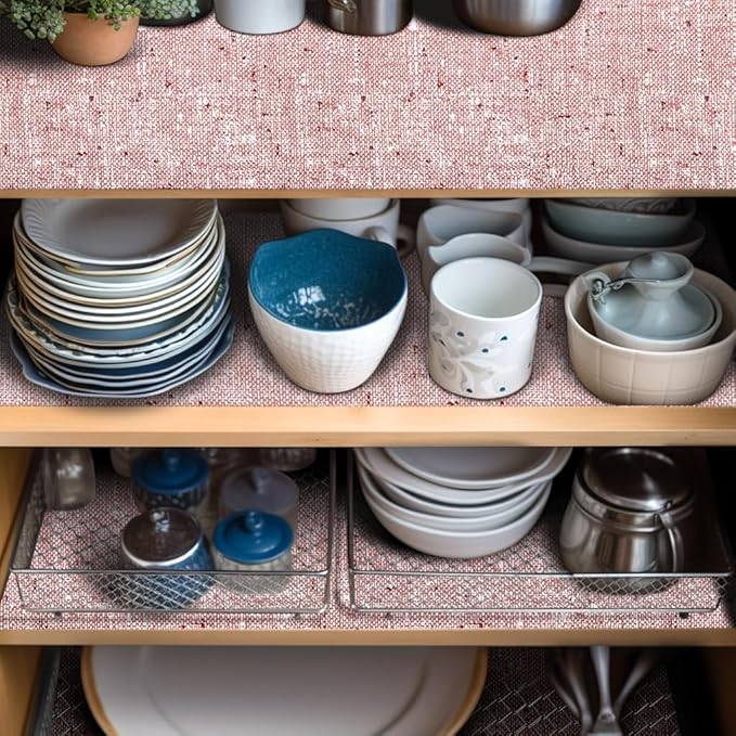 18 x 96 Inch Shelf Liner for Kitchen Cabinets Non Adhesive Kitchen Drawer Liner - Image 6