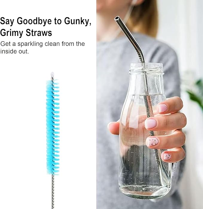 4 Pack Bottle Cleaner Brush Set 15/13/5 Inch Stainless Steel Water Bottle - Image 6
