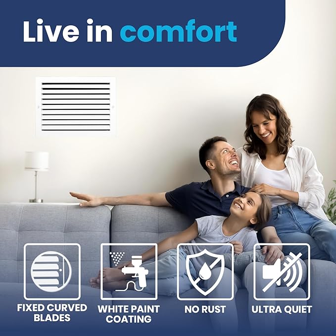 14x10 Inch Air Return Vent Cover Decorative – Premium Aluminum AC Vent Cover - Image 7