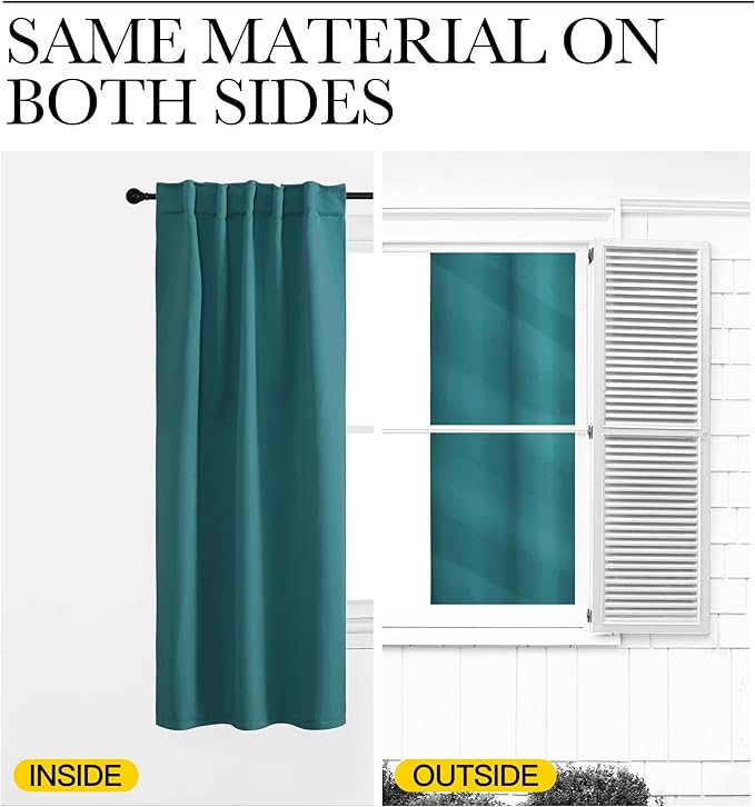 NICETOWN Blackout Curtain Panels Window Draperies - Image 6