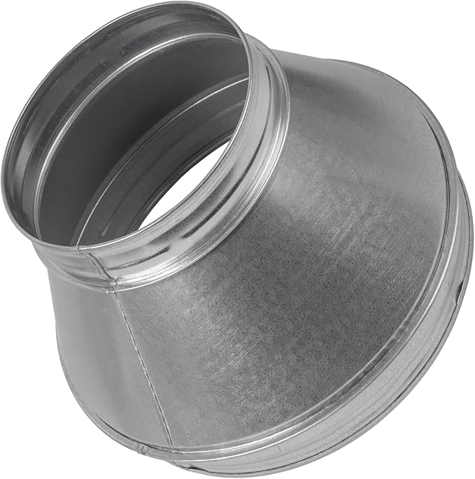 Vent Systems 12" Inch to 8" Inch Duct Reducer Adapter Connector Fitting Pipe by VentSystems