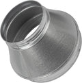 Vent Systems 10" Inch to 6" Inch Duct Reducer – Galvanized Steel HVAC Pipe by VentSystems