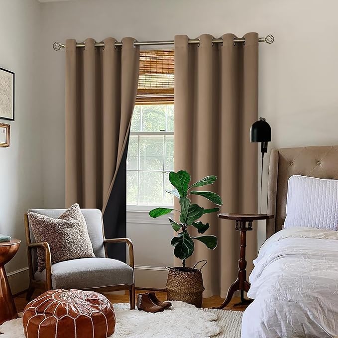 BGment Thermal Insulated 100% Blackout Curtains - Image 2
