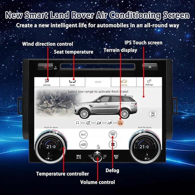 for 2013 2014 2015 2016 2017 Land Range Rover Sport L494 Car Climate Control - Image 7