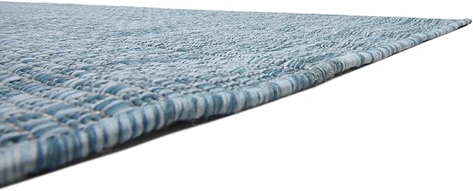 Unique Loom Collection Casual Transitional Solid Heathered Indoor/Outdoor - Image 8