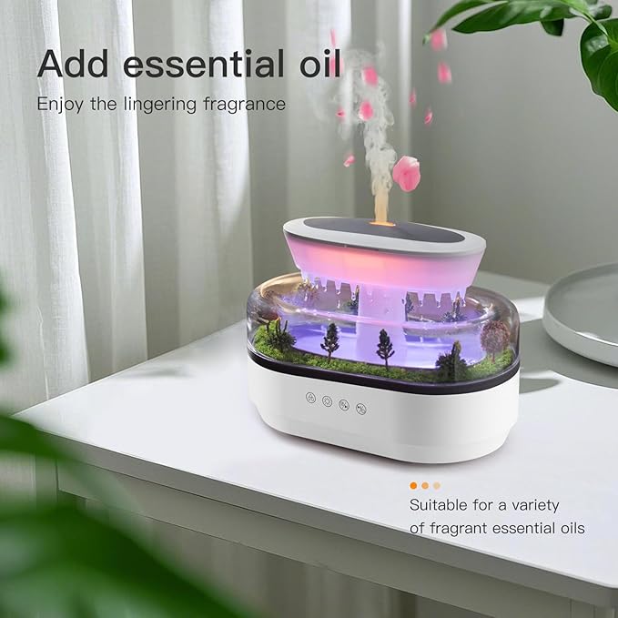 Essential Oil Diffuser 250ML Cloud Humidifier Rain Water Drip Diffuser - Image 6