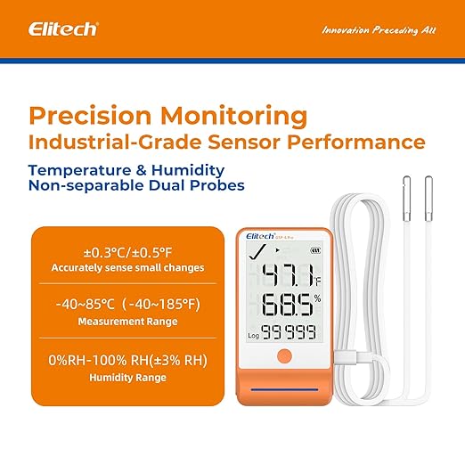 Elitech GSP-6 Bluetooth Data Logger Temperature Humidity - Image 2