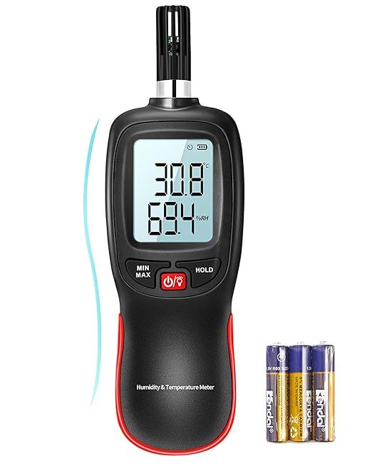 WT83 Temperature Humidity Meter, High Precision Thermometer Hygrometer by APOMONO
