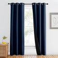 NICETOWN 100% Blackout Curtain Set, Thermal Insulated & Energy Efficiency by NICETOWN